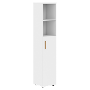 Высокий шкаф колонна с глухой средней дверью правой FORTA Белый FHC 40.5 (R) (399х404х1965) в Тамбове