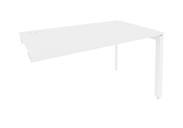 Стол приставной к тумбе O.MP-SPR-3.8 Белый/Белый бриллиант в Тамбове