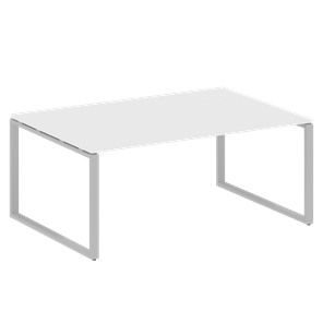 Конференц-стол переговорный БО.ПРГ-1.5 (Серый/Белый) в Тамбове