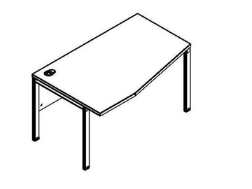 Эргономичный стол XMCT 149L, левый, 1400х900х750 в Тамбове - предосмотр
