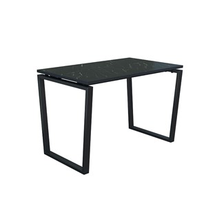 Стол для компьютера Юта 55.09, мрамор черный/металл черный в Тамбове