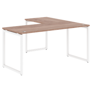Письменный стол угловой левый XTEN-Q Дуб-сонома- белый XQCT 1615 (L) (1600х1500х750) в Тамбове
