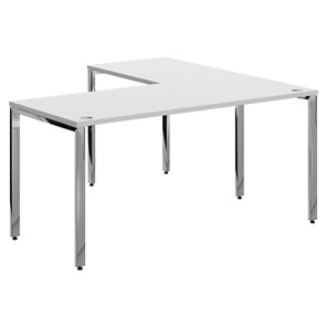 Письменный угловой  стол для персонала левый XTEN GLOSS  Белый XGCT 1615.1 (L) (1600х1500х750) в Тамбове