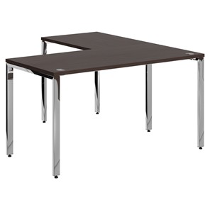 Письменный угловой  стол для персонала левый XTEN GLOSS Легно Темный XGCT 1415.1 (L) (1400х1500х750) в Тамбове