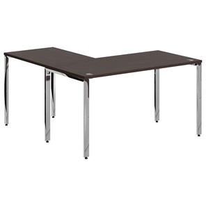 Письменный угловой  стол для персонала правый XTEN GLOSS Легно Темный  XGCT 1415.1 (R) (1400х1500х750) в Тамбове