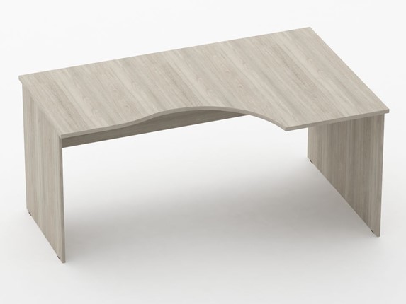 Угловой стол Twin 12.11.16Пр,  дуб Сантана 1590х1000(680)х750 в Тамбове - изображение