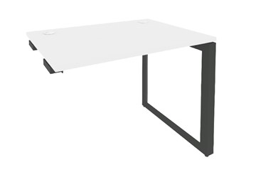 Приставной стол к тумбе O.MO-SPR-1.8 Антрацит/Белый бриллиант в Тамбове