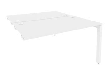 Стол приставной к тумбе O.MP-D.SPR-3.8 Белый/Белый бриллиант в Тамбове