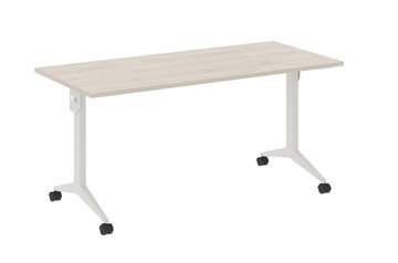 Мобильный стол X.M-4.7, Металл белый/Денвер светлый в Тамбове