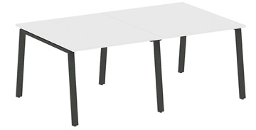 Конференц-стол для переговоров БА.ПРГ-2.2, Белый/Антрацит в Тамбове
