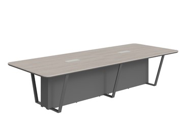 Стол для заседаний LINE Дуб-серый-антрацит СФ-571734.1 (3460х1340х754) в Тамбове