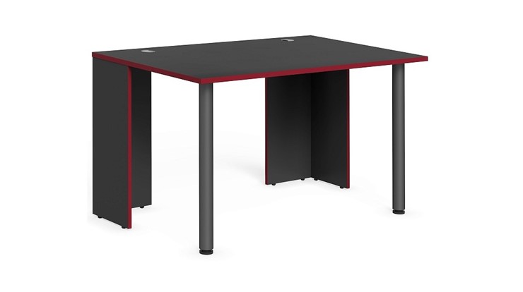 Компьютерный стол SKILLL SSTG 1385.1 , (1360x850x750), Антрацит/ Красный в Тамбове - изображение 1