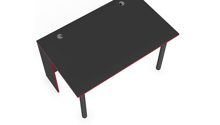 Компьютерный стол SKILLL SSTG 1385.1 , (1360x850x750), Антрацит/ Красный в Тамбове - изображение 3