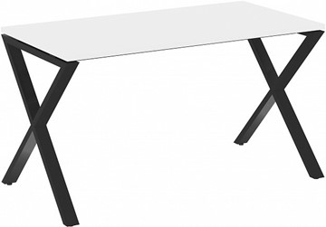 Стол на металлокаркасе Loft VR.L-SRX-3.7, Белый Бриллиант/Черный металл в Тамбове