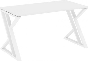 Стол на металлокаркасе Loft VR.L-SRZ-3.7, Белый Бриллиант/Белый металл в Тамбове
