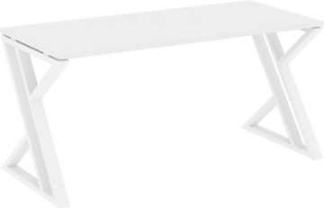 Стол письменный Loft VR.L-SRZ-4.7, Белый Бриллиант/Белый металл в Тамбове