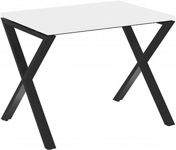 Стол письменный Loft VR.L-SRX-1.7, Белый Бриллиант/Черный металл в Тамбове
