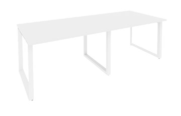 Стол для переговорки O.MO-PRG-2.2 Белый/Белый бриллиант в Тамбове