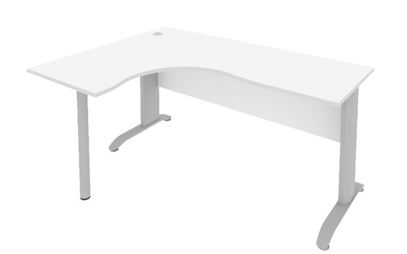 Письменный стол ПЛ.СА-4 Л 1600х1200х755 Белый в Тамбове - изображение
