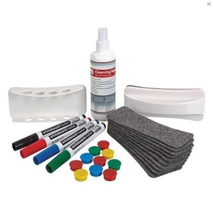 Аксессуары для магнитно-маркерной доски 2х3, AS111 (4 маркера, держатель, чистящее средство, стиратель, салфетки) в Тамбове