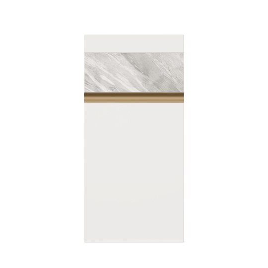 Щит декоративный Айла ЛД 688.060.000, Белый/Статуарио, исполнение 1 в Тамбове - изображение 1