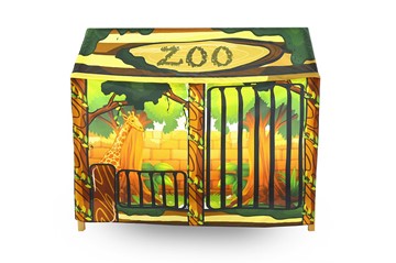 Игровая накидка для кровати-домика Svogen «Зоопарк» в Тамбове