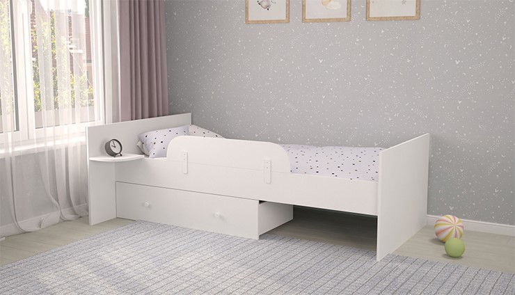 Детали для подростковой кровати POLINI Kids French/Ameli 900 Белый в Тамбове - изображение 3