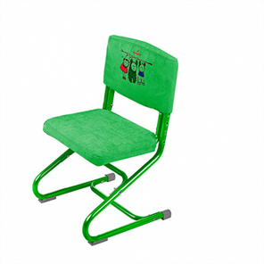 Чехол для стула СУТ 01-01 Зеленый, Замша в Тамбове