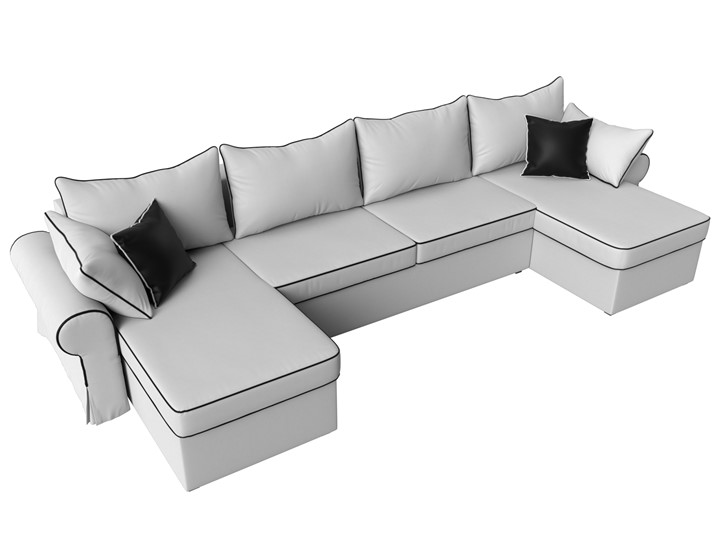 П-образный диван Элис, Белый (экокожа) в Тамбове - изображение 6