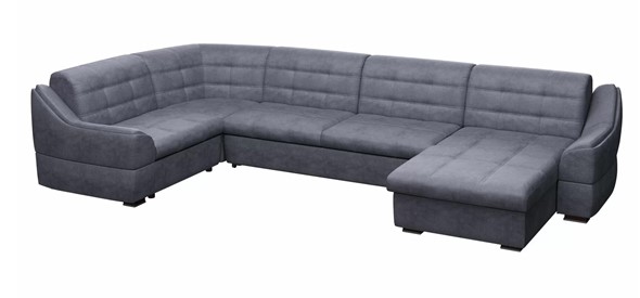 Большой диван с оттоманкой и креслом Антарес 1 ПДУ New в Тамбове - изображение