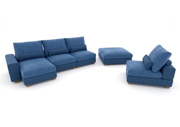 П-образный диван V-10-M П (П1+Д4+Д2+УС+ПС), Memory foam в Тамбове - предосмотр 2