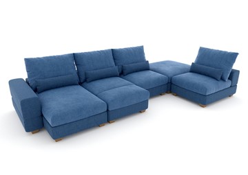 П-образный диван V-10-M П (П1+Д4+Д2+УС+ПС), Memory foam в Тамбове - предосмотр