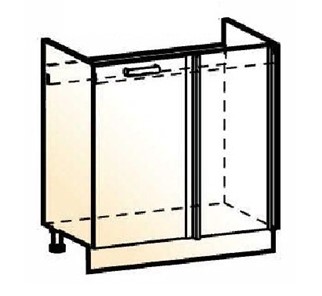 Шкаф рабочий под мойку угловой Стоун L800 (1 дв. гл.) в Тамбове