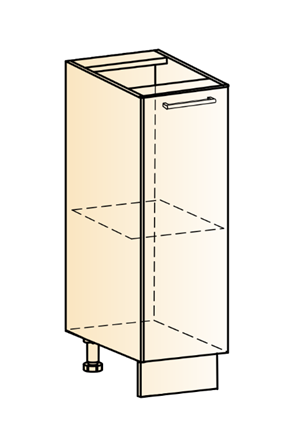 Кухонная тумба Яна L200 (1 дв. гл.) в Тамбове - изображение