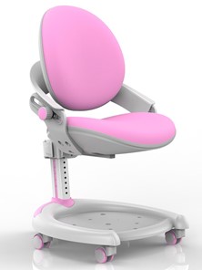 Детское растущее кресло Mealux ZMAX-15 Plus, Y-710 PN, белый металл, обивка розовая однотонная в Тамбове