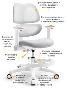 Растущее детское кресло Dream Air Y-607 G в Тамбове - предосмотр 1