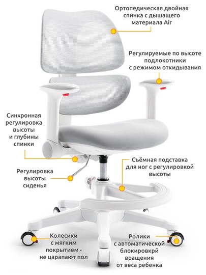 Растущее детское кресло Dream Air Y-607 G в Тамбове - изображение 1