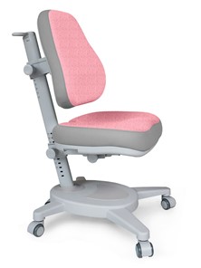 Детское растущее кресло Mealux Onyx (Y-110) G + DPG  - серое + чехол розовый с серыми вставками в Тамбове