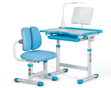 Комплект из растущего стола и кресла Mealux EVO BD-23 Blue в Тамбове