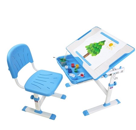 Парта растущая и стул Karo Blue в Тамбове - изображение