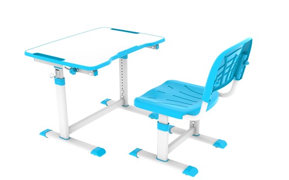 Растущий стол и стул Olea blue в Тамбове - изображение