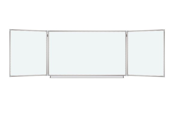Магнитная доска для рисования BRAUBERG 100х150/300 см, 3-х элементная в Тамбове - изображение