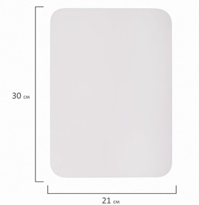 Магнитно-маркерная доска на холодильник BRAUBERG, 30х21 см с маркером, магнитом и салфеткой в Тамбове - предосмотр 8
