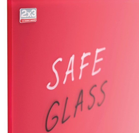 Магнитная стеклянная доска на стену 2х3 OFFICE TSZ86 R, 60x80 см, красная в Тамбове - изображение 1