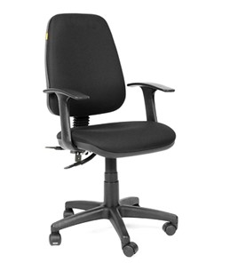 Офисное кресло CHAIRMAN 661 Ткань стандарт 15-21 черная в Тамбове - предосмотр