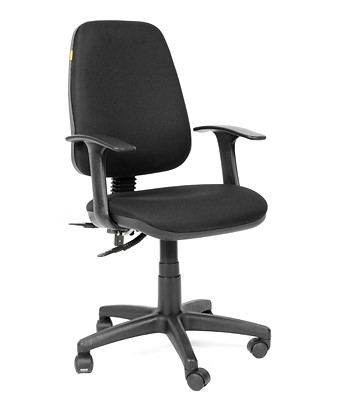 Офисное кресло CHAIRMAN 661 Ткань стандарт 15-21 черная в Тамбове - изображение