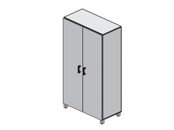 Шкаф-гардероб Born В-701.2 с замком 900х450х2054 мм в Тамбове - изображение