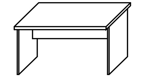 Письменный стол IMAGO-R СП-3.1 1400х600х755 в Тамбове - изображение
