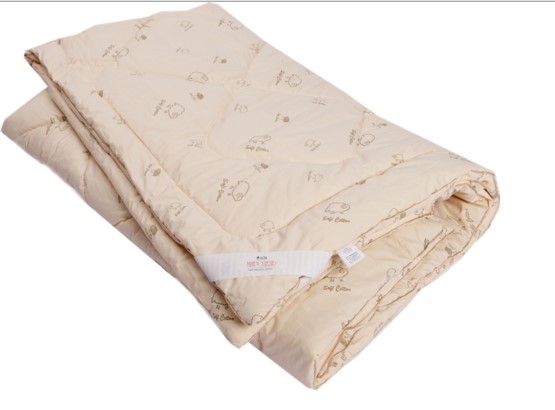 Стеганое одеяло ОВЕЧЬЯ ШЕРСТЬ в упаковке п-э вакуум в Тамбове - изображение